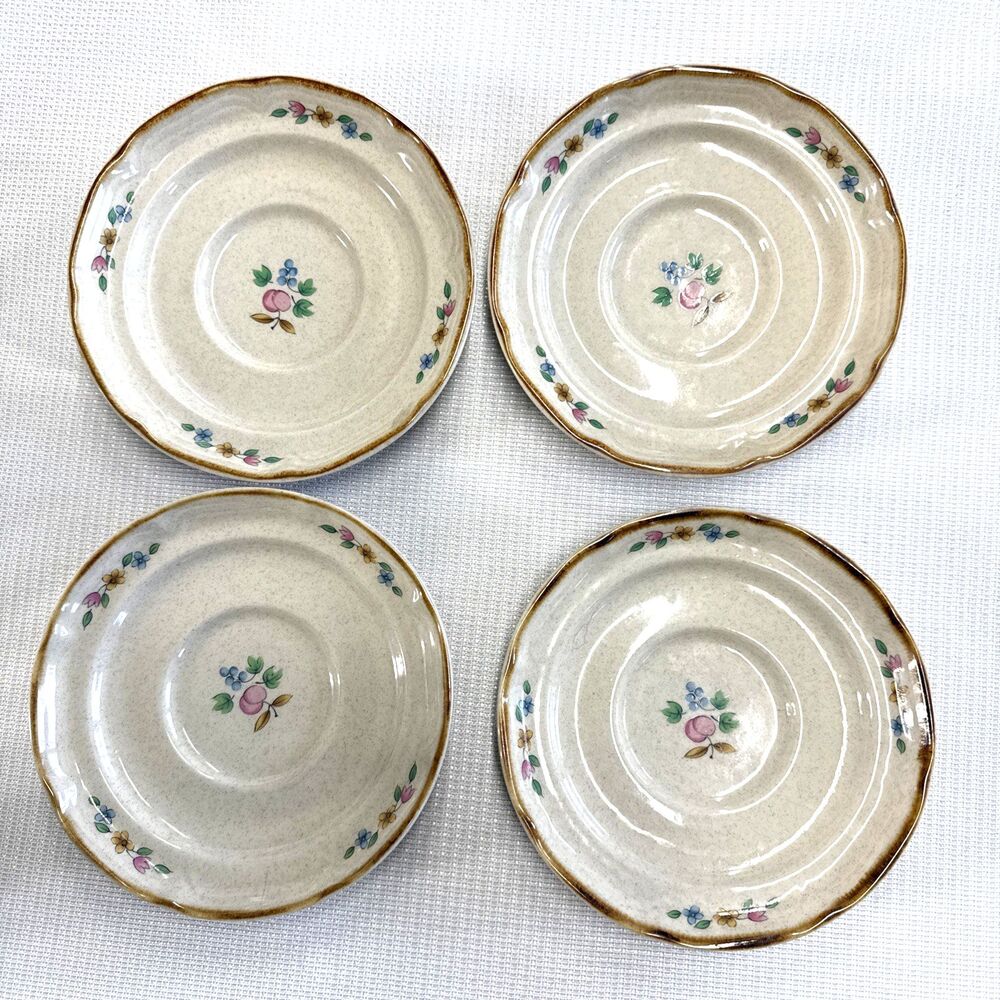 International Heartland Lot of 4 Saucers (no cups) Excellent Condition - Japan